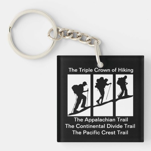 Triple Crown of Hiking Key Ring Sleutelhanger (Voorkant)