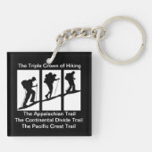Triple Crown of Hiking Key Ring Sleutelhanger (Achterkant)