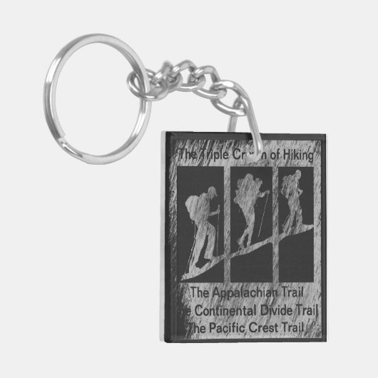 Triple Crown of Hiking Sleutelhanger (Voorkant Links)