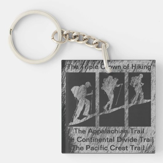 Triple Crown of Hiking Sleutelhanger (Voorkant)