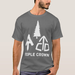 Triple Crown PCT AT CDT ThruHiker Blaze T-shirt