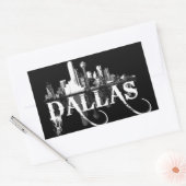 Triple D (Dallas, Texas) Rechthoekige Sticker (Envelop)