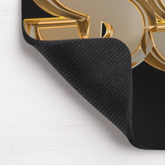 Triple Dollar Signs Mousepad Muismat (Hoek)