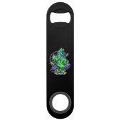 Triple Drain Bottle opener! Speed Flessenopener (Achterkant)