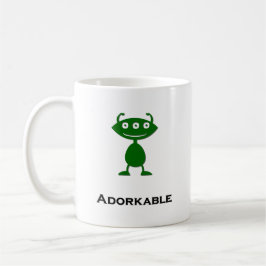 Triple Eye Adorkable green Koffiemok