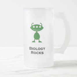 Triple Eye Biology Rocks groen Matglas Bierpul
