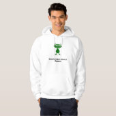 Triple Eye Computer Science Rocks groen Hoodie (Voorkant volledig)
