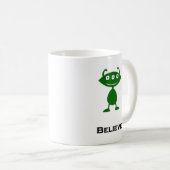 Triple Eye Gelooft groen Koffiemok (Voorkant rechts)