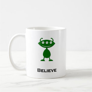 Triple Eye Gelooft groen Koffiemok
