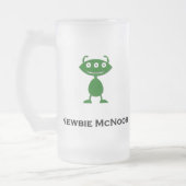 Triple Eye Newbie McNoob groen Matglas Bierpul (Links)