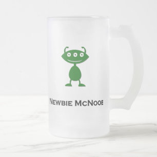Triple Eye Newbie McNoob groen Matglas Bierpul