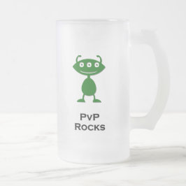 Triple Eye PvP Rocks groen Matglas Bierpul