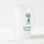 Triple Eye Software Caliente groen Matglas Bierpul (Voorkant rechts)