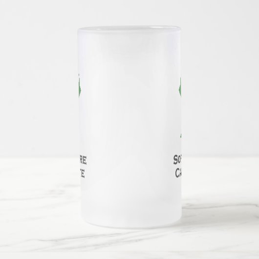 Triple Eye Software Caliente groen Matglas Bierpul (Center)