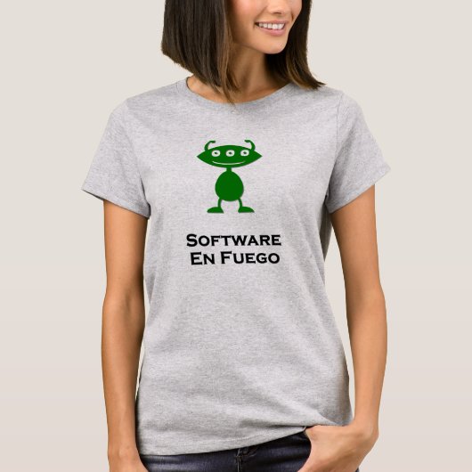 Triple Eye Software En Fuego Green T-shirt (Voorkant)