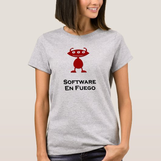 Triple Eye Software En Fuego Red T-shirt (Voorkant)