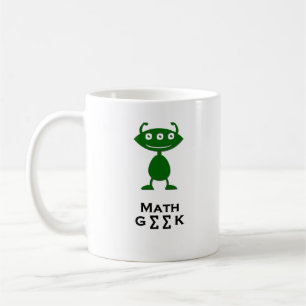 Triple Eye Wiskunde Geek green Koffiemok