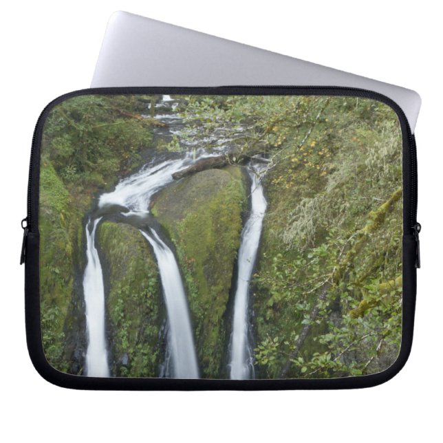 Triple Falls, Columbia River Gorge Laptop Sleeve (Voorkant)