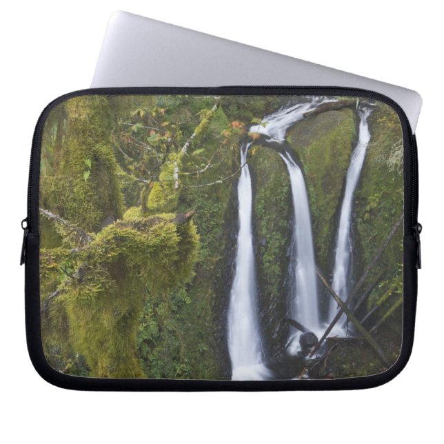 Triple Falls, Columbia River Gorge Laptop Sleeve (Voorkant)