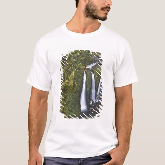 Triple Falls, Columbia River Gorge T-shirt (Voorkant)