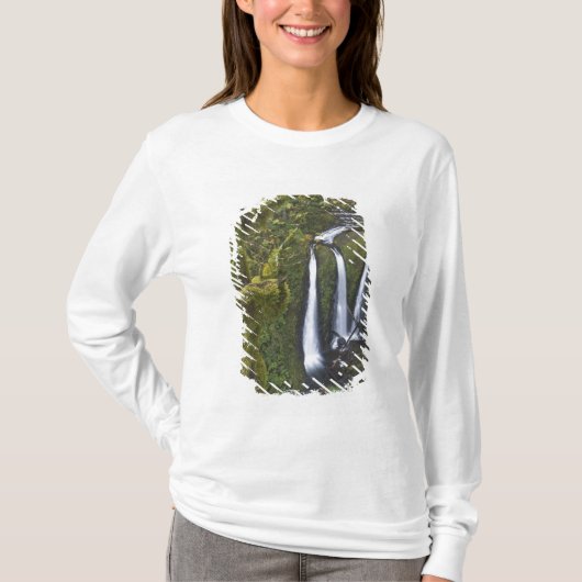 Triple Falls, Columbia River Gorge T-shirt (Voorkant)
