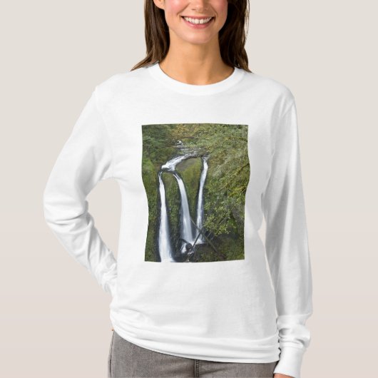 Triple Falls, Columbia River Gorge T-shirt (Voorkant)