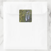 Triple Falls, Columbia River Gorge Vierkante Sticker (Tas)