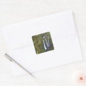 Triple Falls, Columbia River Gorge Vierkante Sticker (Envelop)