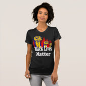 Triple Fist Black Lives Matter BLM T-shirt (Voorkant volledig)
