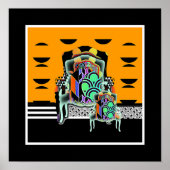  Triple Geo Fauteuils Poster (Voorkant)