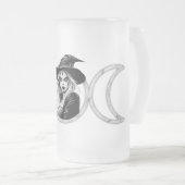 Triple Goddess - 16 oz Frosted Glass Beer Mok (Voorkant rechts)