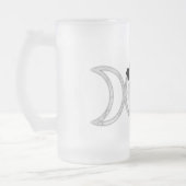 Triple Goddess - 16 oz Frosted Glass Beer Mok (Links)