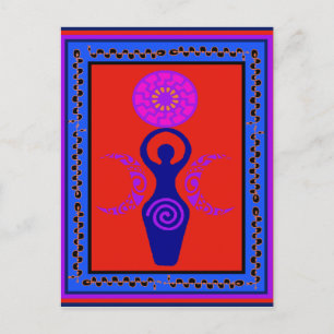 Triple Goddess Briefkaart