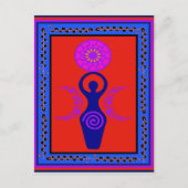 Triple Goddess Briefkaart (Voorkant)