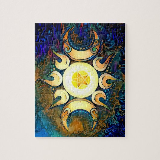 Triple Goddess Crowned Legpuzzel (Verticaal)