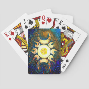 Triple Goddess Crowned Speelkaarten