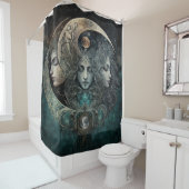 Triple Goddess Douchegordijn (In situ)