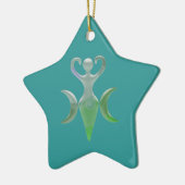 Triple Goddess Keramisch Ornament (Links)