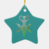 Triple Goddess Keramisch Ornament (Achterkant)