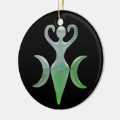 Triple Goddess Keramisch Ornament (Links)