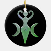 Triple Goddess Keramisch Ornament (Achterkant)