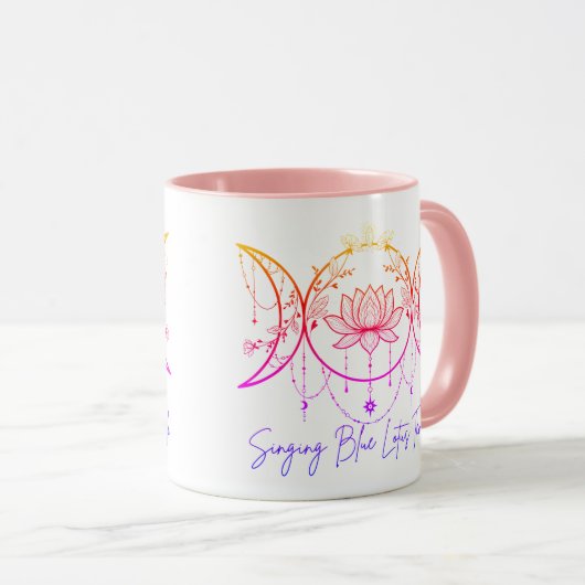 Triple Goddess & Lotus Pink Mug Mok (Voorkant rechts)