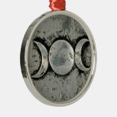 Triple Goddess Metalen Ornament (Rechts)