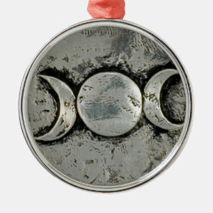 Triple Goddess Metalen Ornament
