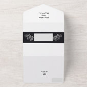 Triple Goddess Moon All in one Wedding Invite Uitnodiging (Buitenkant)