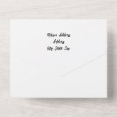 Triple Goddess Moon All in one Wedding Invite Uitnodiging (Achterkant)