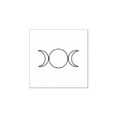 Triple Goddess Moon Rubberstempel (Afrduk)