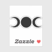 Triple Goddess Moon Sticker (Vel)