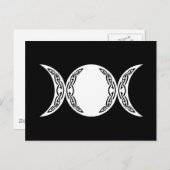 Triple Goddess Moon Symbol Briefkaart (Voorkant / Achterkant)