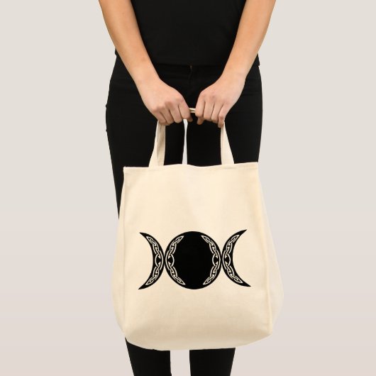 Triple Goddess Moon Symbol Tote Bag (Voorkant (product))